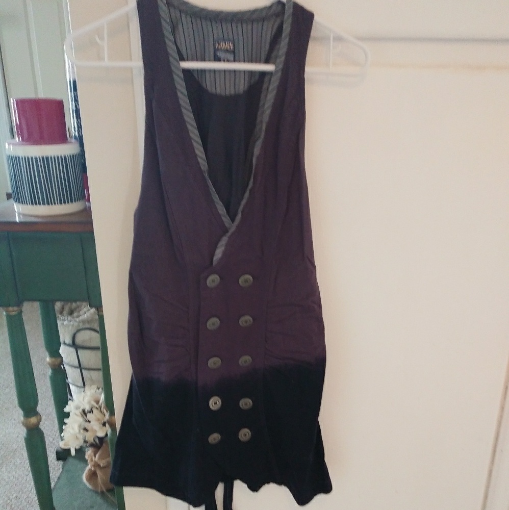 Double breasted vest dress Free people sz s/p